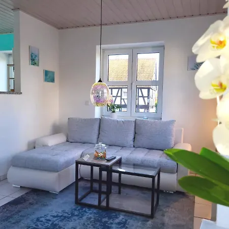 Happy Homes Blue - Up To 5 - Kueche - W-lan - Netflix - Honig - Balkon Apartment Nidda