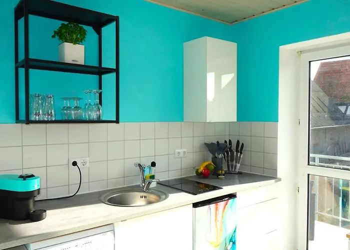 Happy Homes Blue - Up To 5 - Kueche - W-lan - Netflix - Honig - Balkon